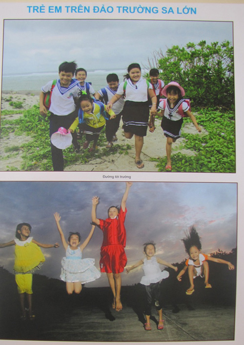 Trẻ em Việt Nam trên đảo Trường Sa Lớn (Quần đảo Trường Sa)
