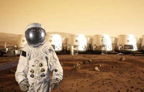 Hình minh họa sứ mệnh một chiều đến sao Hỏa của hãng Mars One