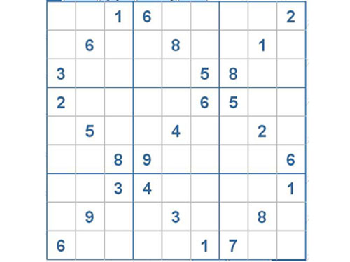 Mời các bạn thử sức với ô số Sudoku 2329 mức độ Khó