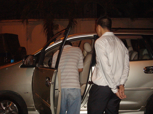 Phạm Văn Khánh bị bắt cùng chiếc xe Inova vừa thuê được