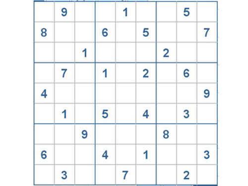 Mời các bạn thử sức với ô số Sudoku 2341 mức độ Khó