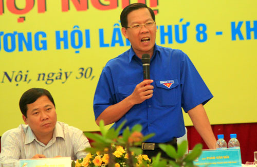 Chủ tịch Hội LHTN VN Phan Văn Mãi chủ trì hội nghị 