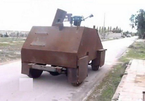Lạ lùng 10 vũ khí tự chế của quân nổi dậy Syria