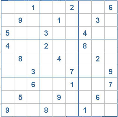 Mời các bạn thử sức với ô số Sudoku 2318 mức độ Khó