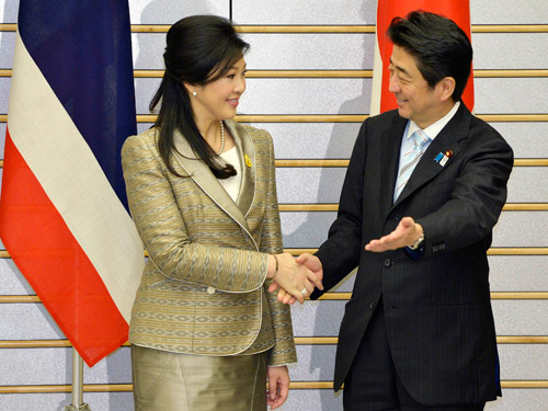 Nhật muốn tăng cường hợp tác an ninh với Thái