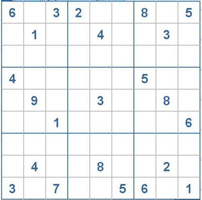 Mời các bạn thử sức với ô số Sudoku 2330 mức độ Khó