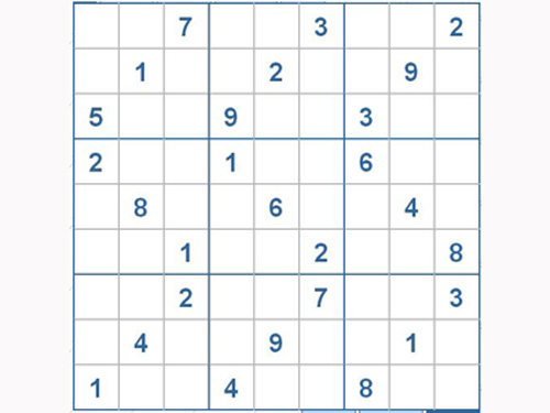 Mời các bạn thử sức với ô số Sudoku 2354 mức độ Khó