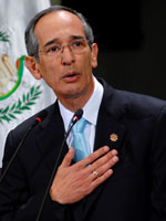 Tổng thống Guatemala Alvaro Colom