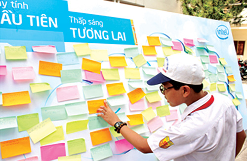 Em Nguyễn Bá Thành Nam chia sẻ ước mơ tương lai cùng Intel