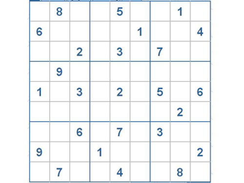 Mời các bạn thử sức với ô số Sudoku 2371 mức độ Khó