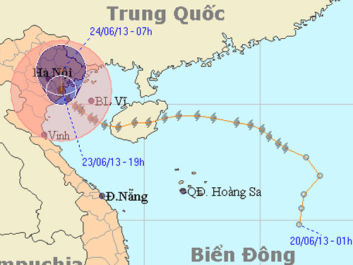 Người dân chủ quan với bão số 2