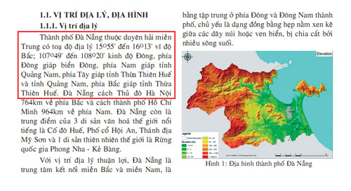 Thông tin sai trong một báo cáo của Đà Nẵng