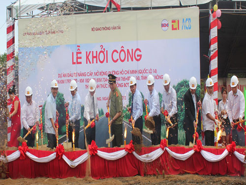 Khởi công dự án nâng cấp, mở rộng đường Hồ Chí Minh (QL14) đoạn qua tỉnh Đắk Nông
