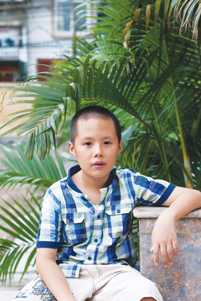 Nguyễn Tường Phúc, học sinh lớp 6 Trường THCS Đoàn Thị Điểm, Q.3, TP.HCM: