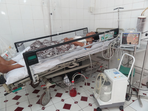 Bệnh nhân Ngô Lưu Thương đang hồi phục khá tốt sau ca mổ tim