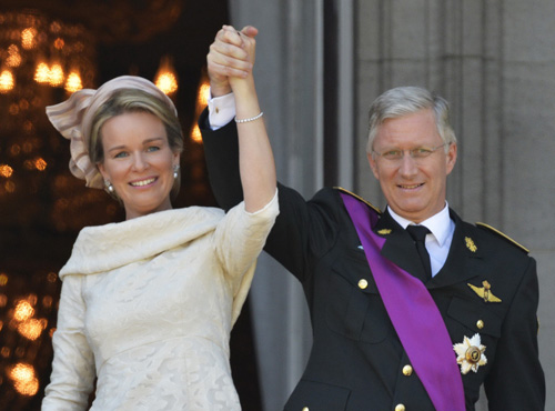Tân vương Philippe và hoàng hậu Mathilde ra mắt quốc dân - d