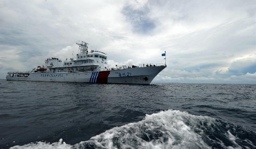 Tàu Hải tuần 21 của Trung Quốc đang tuần tra phi pháp ở Hoàng Sa - d