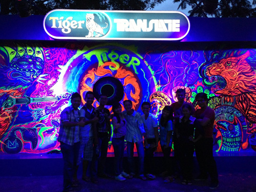 Tiger còn mang đến những trải nghiệm thú vị với nghệ thuật đường phố: bức tranh tường Graffiti sống động đầy màu sắc với những chú hổ oai hùng
