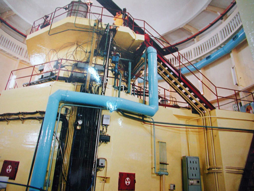 Lò phản ứng hạt nhân Đà Lạt, nơi để các bó uranium 
