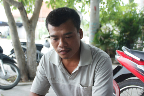 Anh Nguyễn Văn Tin (chồng sản phụ Lữ Thị Lâm Quy) chưa hết bàng hoàng vì suýt nữa anh đã chôn sống con chỉ vì sự tắc trách của các bác sỹ