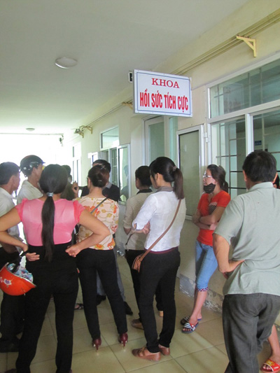 Khoa Hồi sức tích cực, Bệnh viện đa khoa Hà Tĩnh, nơi xảy ra vụ việc người nhà nạn nhân đập phá máy máy, đánh bị thương nhiều y, bác sĩ của bệnh viện này