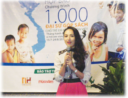1.000 đại sứ góp sách cho trẻ em nông thôn  d