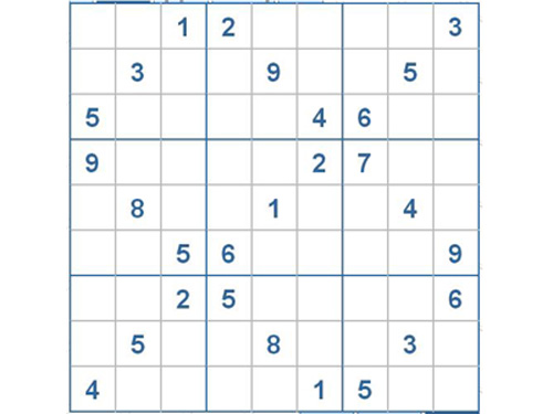 Mời các bạn thử sức với ô số Sudoku 2426 mức độ Rất Khó d