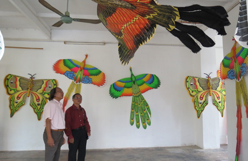 Bộ sưu tập diều Huế với chủ đề 'Những cánh bay mùa thu' của nghệ nhân trẻ Nguyễn Đăng Hoàng