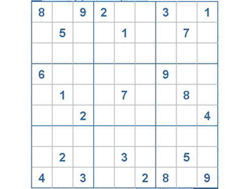 Mời các bạn thử sức với ô số Sudoku 2429 mức độ Khó d