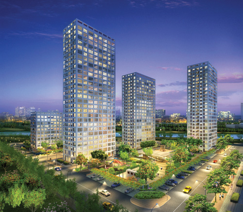 Block K và M thuộc giai đoạn 3 dự án Happy Valley với 2 loại căn hộ có diện tích 99 và 134 m2 sẽ được Phú Mỹ Hưng chào bán vào trung tuần tháng 9 tới - d