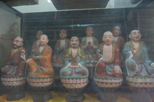 Các tượng trong bộ Thập Bát La Hán ở chùa Chúc Thánh - d