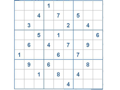 Mời các bạn thử sức với ô số Sudoku 2438 mức độ Khó d