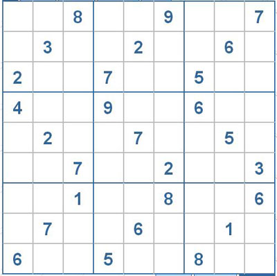 Mời các bạn thử sức với ô số Sudoku 2410 mức độ Khó