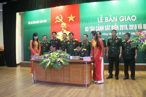 Tổng cục Công nghiệp Quốc phòng: Bàn giao 3 tàu cho Cảnh sát biển Việt Nam 3