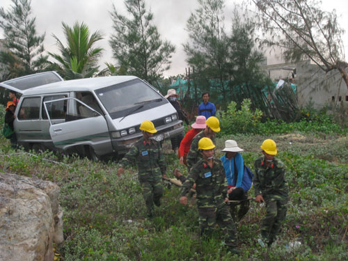 Diễn tập ứng phó sóng thần tại tại Bình Định 3