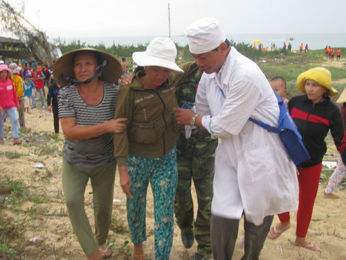 Diễn tập ứng phó sóng thần tại tại Bình Định 4