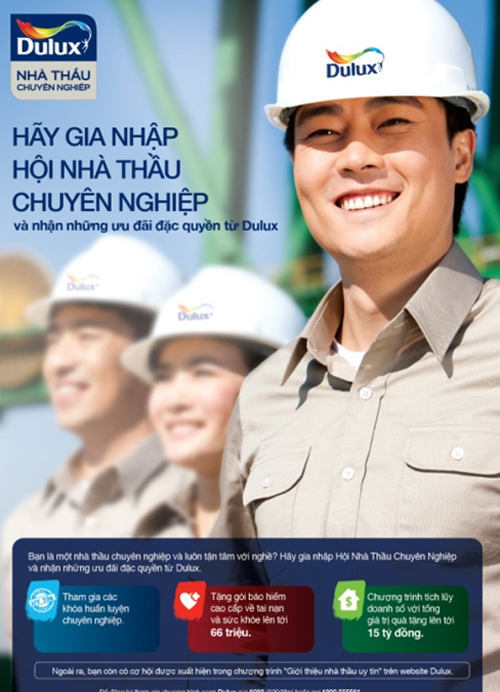 Chương trình nhà thầu chuyên nghiệp Dulux