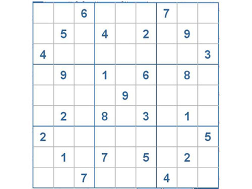 Mời các bạn thử sức với ô số Sudoku 2441 mức độ Khó d