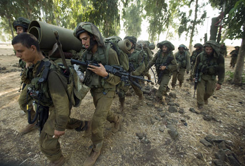 Binh sĩ Israel tập trận tại cao nguyên Golan  d