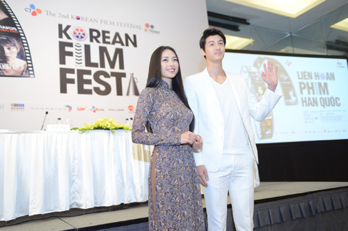 Diễn viên Ngô Thanh Vân và Lee Ki-woo - d