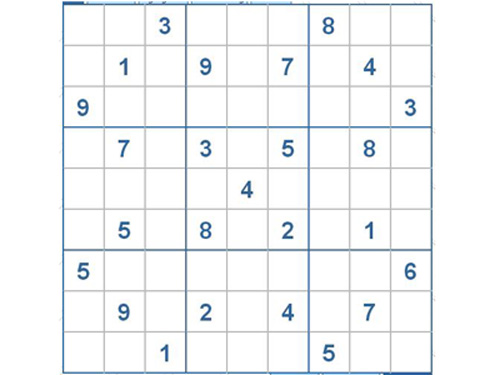 Mời các bạn thử sức với ô số Sudoku 2449 mức độ Khó d