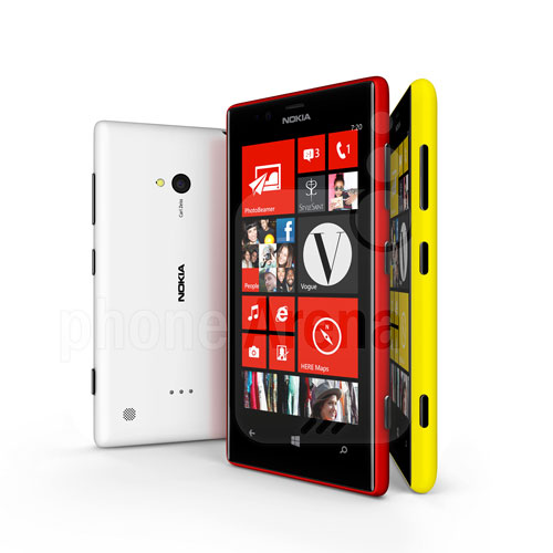 Lumia 720 – 7.240.000đ -Thiết kế mảnh mai - Hội đủ sắc tài 