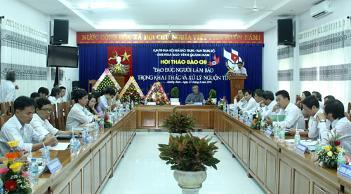 Hội thảo về đạo đức báo chí mở sáng nay tại Quảng Nam d