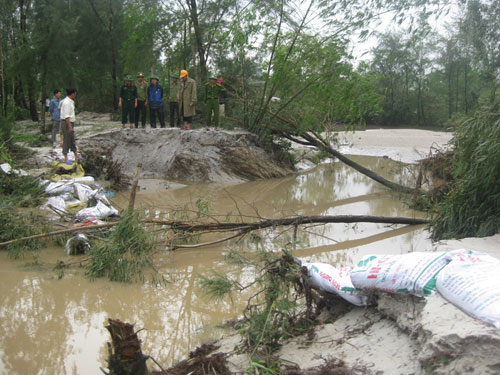 Hình ảnh hiện trường ngập lụt tại Hà Tĩnh 1