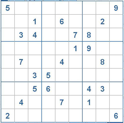 Mời các bạn thử sức với ô số Sudoku 2453 mức độ Khó
