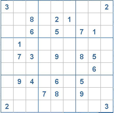 Mời các bạn thử sức với ô số Sudoku 2466 mức độ Khó
