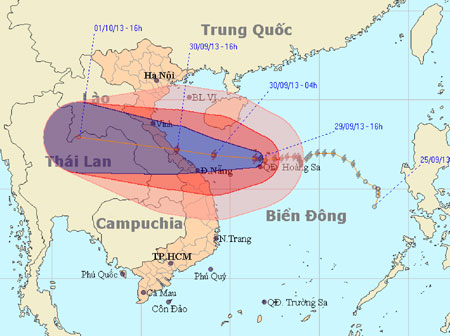 Bão giật cấp 14 - 15 đổ bộ vào miền Trung 3