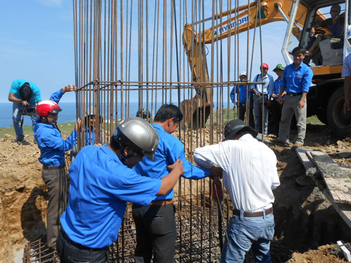 Trên 800 triệu xây dựng cột cờ chủ quyền trên đảo Lý Sơn