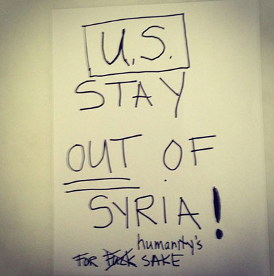Madonna kêu gọi Mỹ không đánh Syria 2
