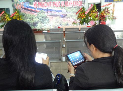 Ga Sài Gòn có sóng wifi miễn phí 1